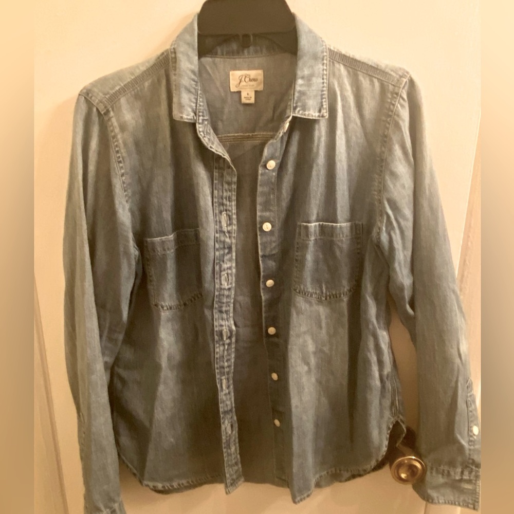 J. Crew Chambray button-up shirt